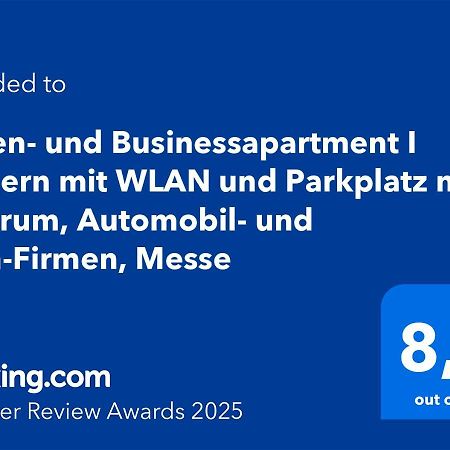 Ferien- Und Businessapartment I Modern Mit Wlan Und Parkplatz Nahe Zentrum, Automobil- Und Tech-Firmen, Messe Renningen Eksteriør bilde